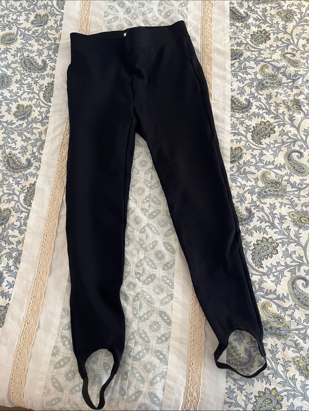 LOFT Black Stirrup Leggings